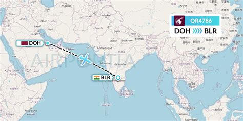 doha to bangalore flight status.